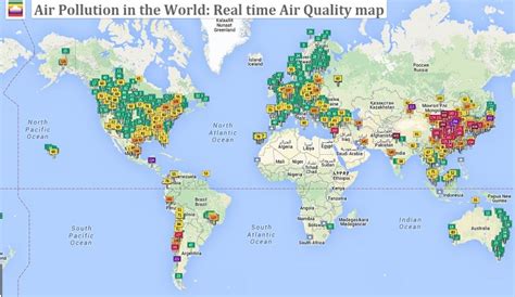 la nasa crea un mapa sobre la calidad del aire
